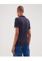 Polo Cuello Tejido Unicolor Con Screen En Frente  Para Mujer Negro Patprimo de Patprimo