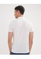 Polo Mao Unicolor Con Pestaña Unicolor  Sin Bolsillo Silueta Slim Fit  Para Hombre Blanco Patprimo de Patprimo