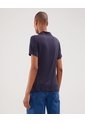 Polo Cuello Tejido Unicolor Con Screen En Frente  Para Mujer Negro Patprimo de Patprimo