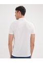 Polo Mao Unicolor Con Pestaña Unicolor  Sin Bolsillo Silueta Slim Fit  Para Hombre Blanco Patprimo de Patprimo