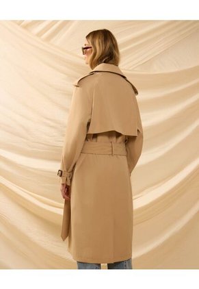 Chaqueta  Para Mujer Trench Color Café Marca Patprimo #30080618