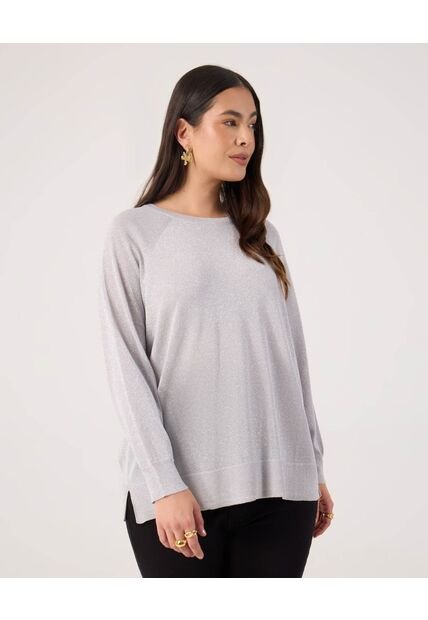 Saco Para Mujer Cuello Redondo Color Gris Marca Patprimo #14330227