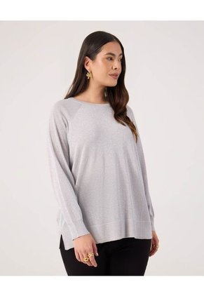 Saco Para Mujer Cuello Redondo Color Gris Marca Patprimo #14330227