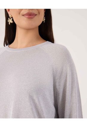 Saco Para Mujer Cuello Redondo Color Gris Marca Patprimo #14330227