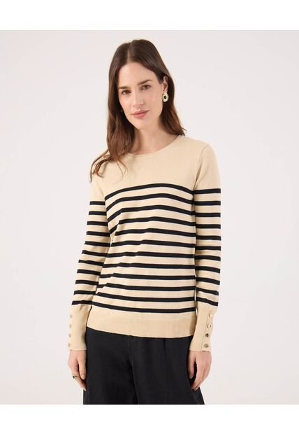 Saco Para Mujer Cuello Redondo Color Beige Marca Patprimo #30330649