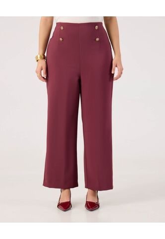 Pantalón Para Mujer Moda Color Vino Marca Patprimo #14070727 Patprimo