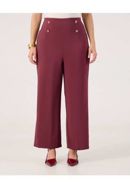 Pantalón Para Mujer Moda Color Vino Marca Patprimo #14070727