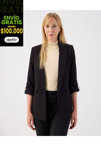 Chaqueta  Para Mujer Blazer Color Negro Marca Patprimo #30080602 Patprimo