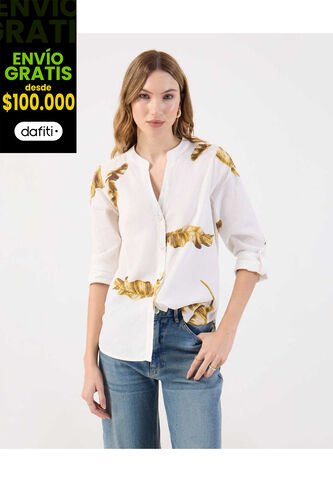 Blusa  Para Mujer Manga Larga Color Amarillo Marca Patprimo #30123635 Patprimo