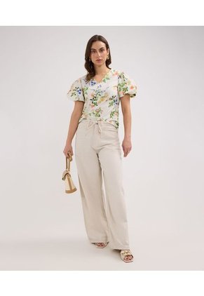 Blusa Para Mujer Manga Corta Color Blanco Marca Patprimo #30123385