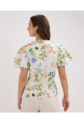 Blusa Para Mujer Manga Corta Color Blanco Marca Patprimo #30123385