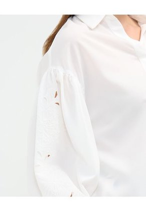 Blusa Para Mujer Manga Larga Color Blanco Marca Patprimo #30123435