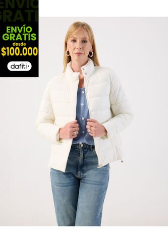 Chaqueta  Para Mujer Acolchada Color Blanco Marca Patprimo #30080563 Patprimo
