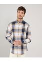 Camisa Para Hombre Manga Larga Con Bolsillo Color Azul  Marca Patprimo #44013046 de Patprimo