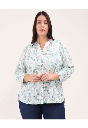 Blusa Para Mujer Manga Larga Color Azul  Marca Patprimo #14121342