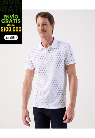 Polo  Para Hombre Cuello Tejido Sin Bolsillo Color Blanco Marca Patprimo #44117228 Patprimo