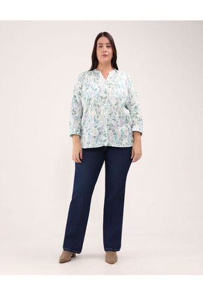 Blusa Para Mujer Manga Larga Color Azul  Marca Patprimo #14121342