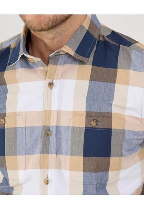 Camisa Para Hombre Manga Larga Con Bolsillo Color Azul  Marca Patprimo #44013046