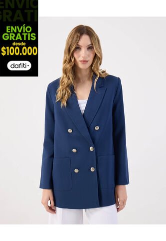 Chaqueta  Para Mujer Blazer Color Azul Marca Patprimo #30080593 Patprimo