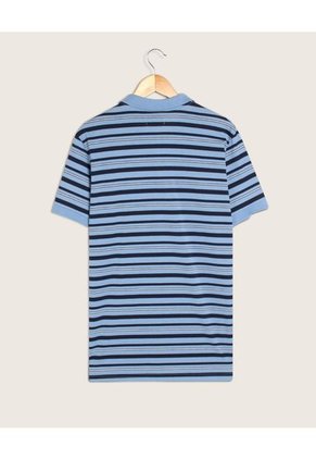 Polo Para Hombre Cuello Tejido Con Bolsillo Color Azul  Marca Patprimo #44110817