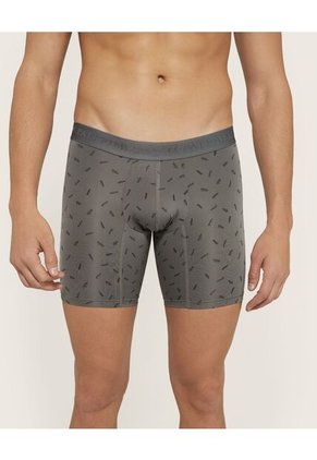 Boxer X1 Para Hombre Fleat Seamer Medio Color Gris Marca Patprimo #44000194