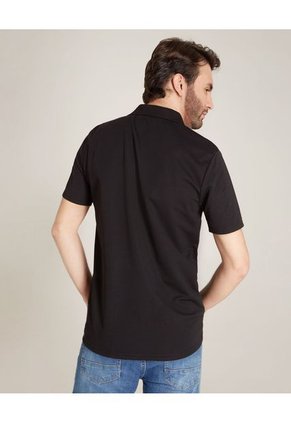 Polo Para Hombre Cuello Tejido Con Bolsillo Color Negro Marca Patprimo #44111313