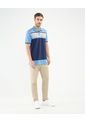 Polo Para Hombre Cuello Tejido Con Bolsillo Color Azul Marca Patprimo #44112629 de Patprimo
