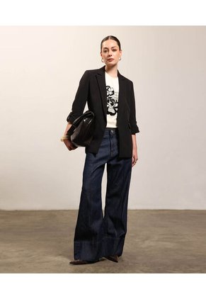 Jean  Para Mujer Wide-Leg Color Azul Marca Patprimo #30167869