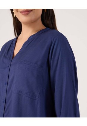 Blusa Para Mujer Manga Larga Color Azul Marca Patprimo #14121400