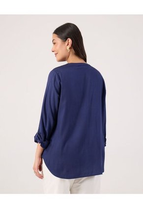 Blusa Para Mujer Manga Larga Color Azul Marca Patprimo #14121400