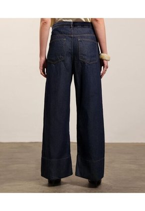 Jean  Para Mujer Wide-Leg Color Azul Marca Patprimo #30167869