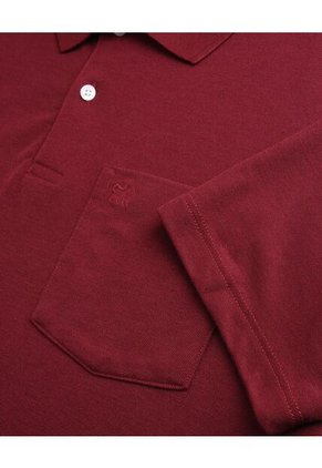 Polo  Para Hombre Cuello Tejido Con Bolsillo Color Rojo Marca Patprimo #44111313