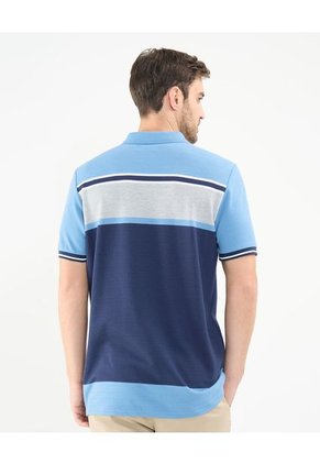 Polo Para Hombre Cuello Tejido Con Bolsillo Color Azul Marca Patprimo #44112629