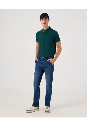 Polo  Para Hombre Cuello Mao Sin Bolsillo Color Verde Marca Patprimo #44112636