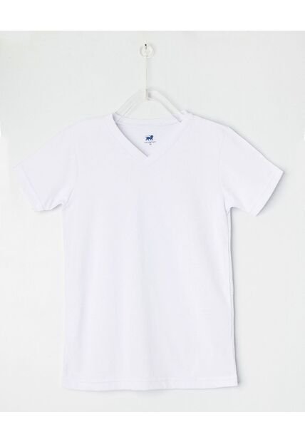 Camiseta Interior Para Niño Interior M/C Lisa C/V Color Blanco Marca Patprimo #64020003