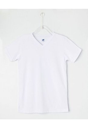 Camiseta Interior Para Niño Interior M/C Lisa C/V Color Blanco Marca Patprimo #64020003