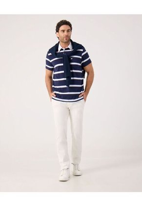 Polo  Para Hombre Cuello Maquina Con Bolsillo Color Azul Marca Patprimo #44110860
