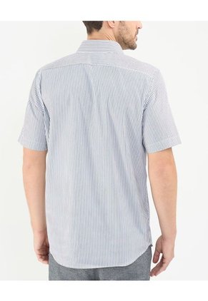 Camisa Para Hombre Manga Corta Con Bolsillo Cuello Formal C Color Azul Marca Patprimo #44013105