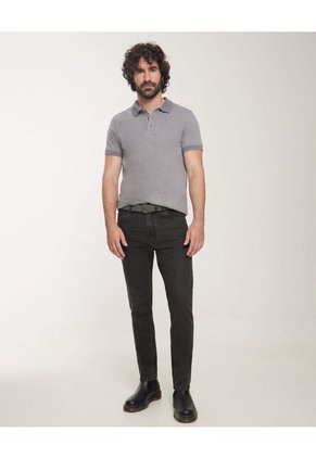 Polo  Para Hombre Cuello Tejido Sin Bolsillo Color Gris Marca Patprimo #44112566