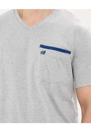 Pijama Para Hombre M/C P/L Color Gris  Marca Patprimo #44040209