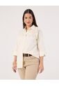 Camisa Para Mujer Manga 3/4 Color Crema Marca Patprimo #14010198 de Patprimo