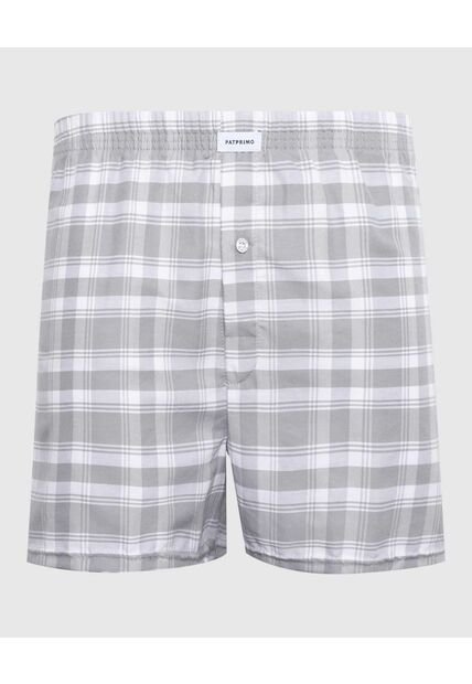 Boxer Para Hombre Bragueta Amplio Color Gris Marca Patprimo #10470-H0