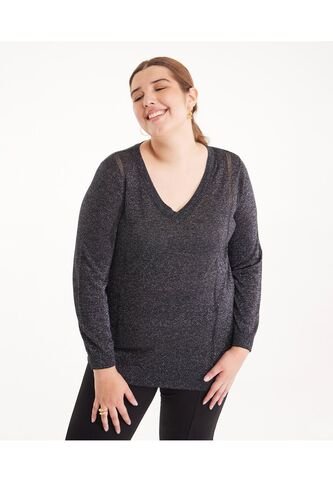 Saco Para Mujer Cuello V Color Negro Marca Patprimo #14330197 Patprimo