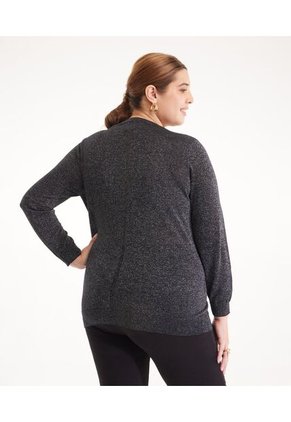 Saco Para Mujer Cuello V Color Negro Marca Patprimo #14330197