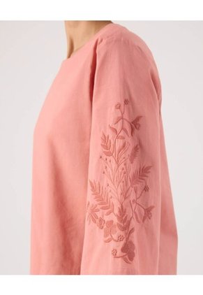 Blusa Para Mujer Manga 3/4 Color Rosa Marca Patprimo #30123594