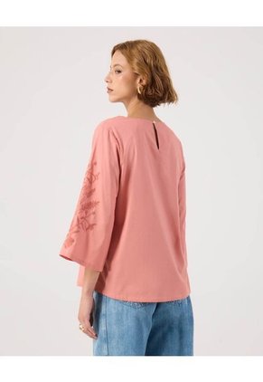 Blusa Para Mujer Manga 3/4 Color Rosa Marca Patprimo #30123594