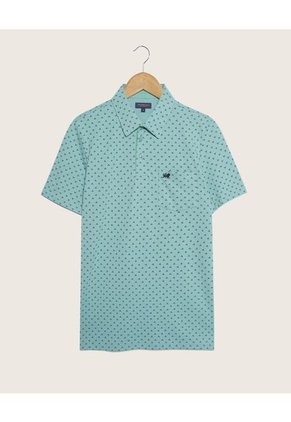 Polo Para Hombre Cuello Maquina Con Bolsillo Color Verde  Marca Patprimo #44112428