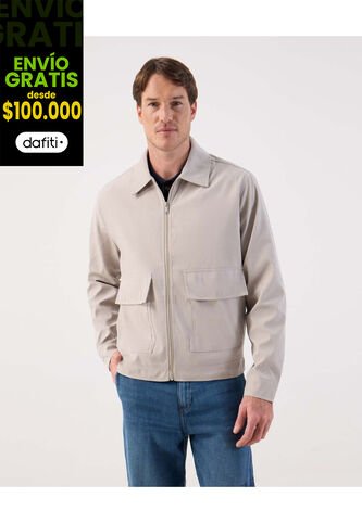 Chaqueta  Para Hombre Bomber Color Beige Marca Patprimo #44080340 Patprimo