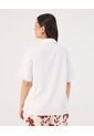 Camisa Para Mujer Manga Corta Color Blanco Marca Patprimo #14010201 de Patprimo