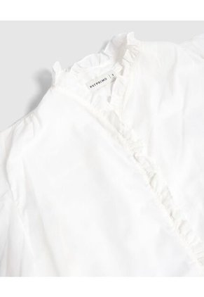 Camisa  Para Mujer Manga Corta Color Blanco Marca Patprimo #30010753